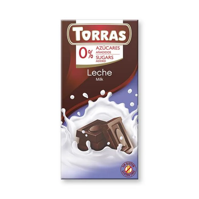 Torras Milchschokolade ohne Zuckerzusatz