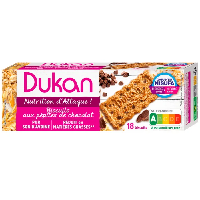 Dukan® biscuits with chocolate chips