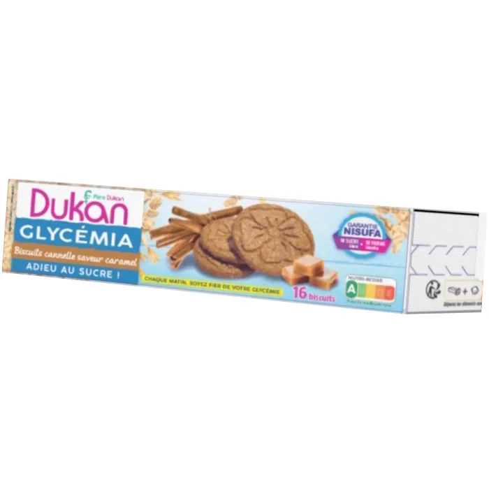 Dukan® Glycémia Cinnamon and Caramel Biscuits