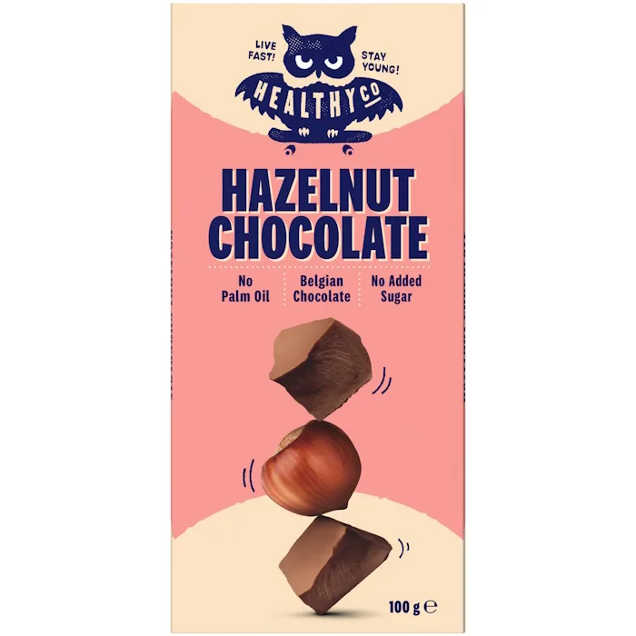 HealthyCo Hazelnut Chocolate with no added sugar
