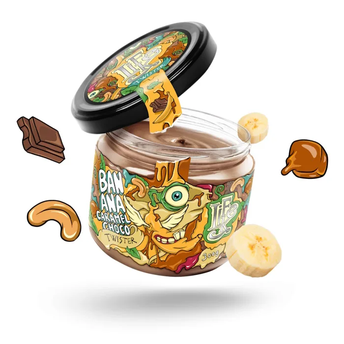LifeLike Banana Caramel Choco Twister