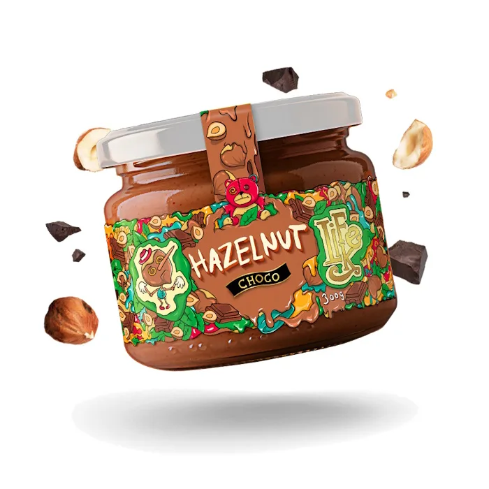 LifeLike Hazelnut Cream with Chocolate