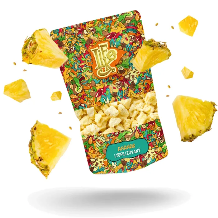 LifeLike Freeze-dried pineapple