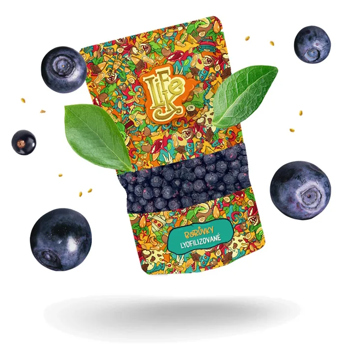 LifeLike Gefriergetrocknete Heidelbeeren