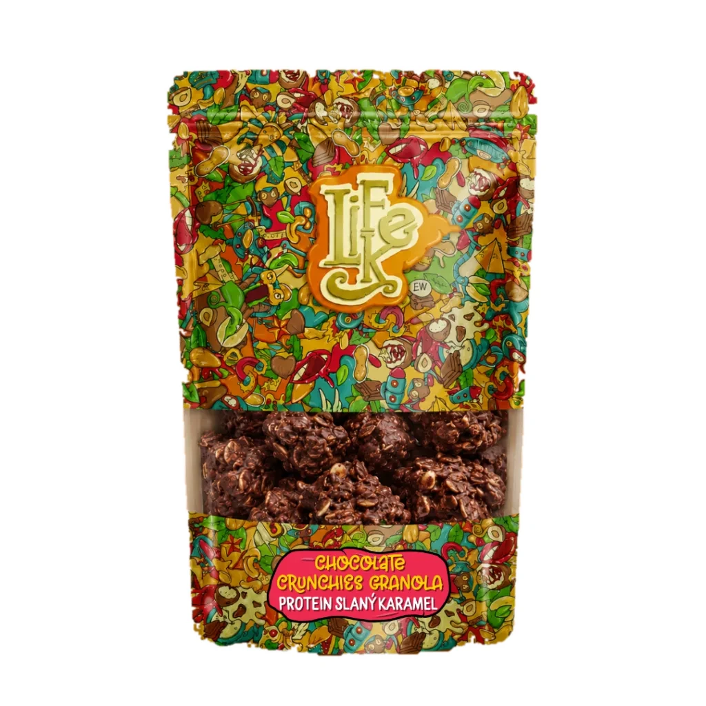 LifeLike Chocolate Crunchies Granola Slaný karamel