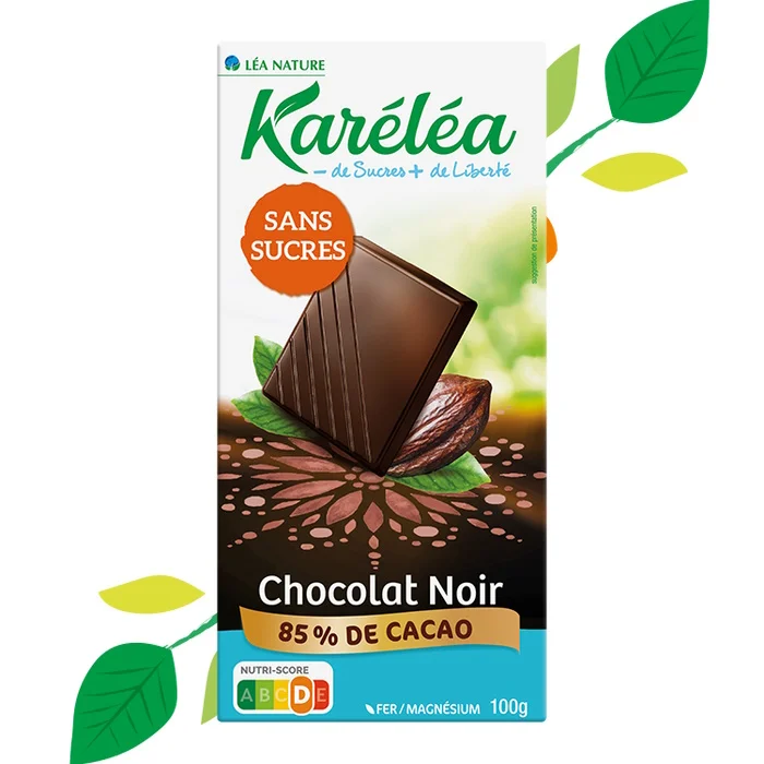 Karéléa 85% hořká čokoláda bez cukru