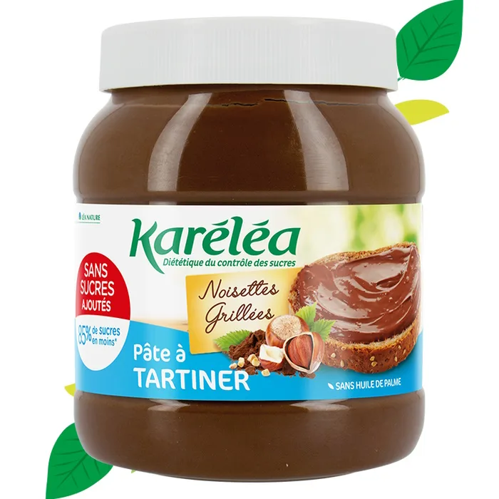 Karéléa Hazelnut and Chocolate Spread with No Added Sugar 750 g