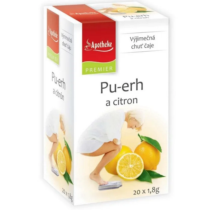 Pu-erh tea and lemon