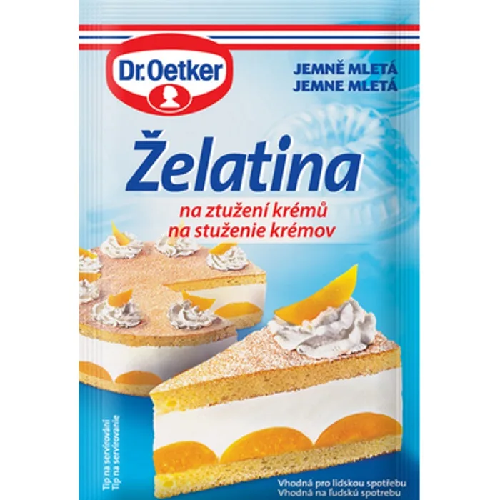 Dr. Oetker Clear Gelatine for thickening creams
