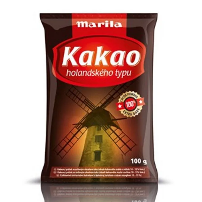 Dutch-style Marila cocoa with reduced fat content