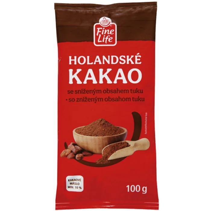 FINE LIFE Dutch cocoa with reduced fat content