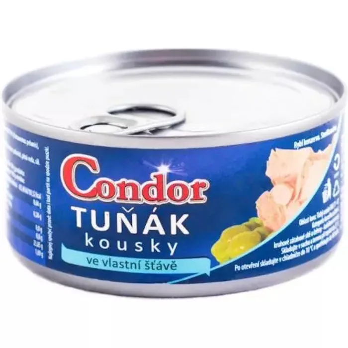 Condor Tuna in its own juice, chunks