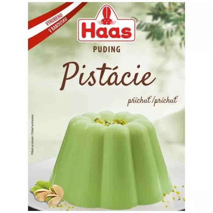 HAAS Puding pistácie