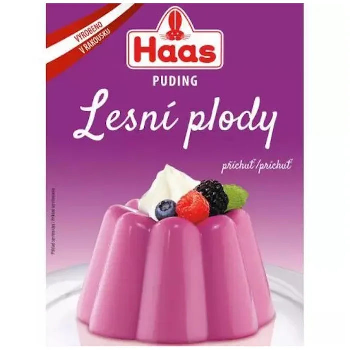 HAAS Puding lesní plody
