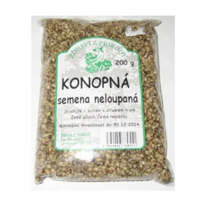 Unshelled hemp seeds, 200g