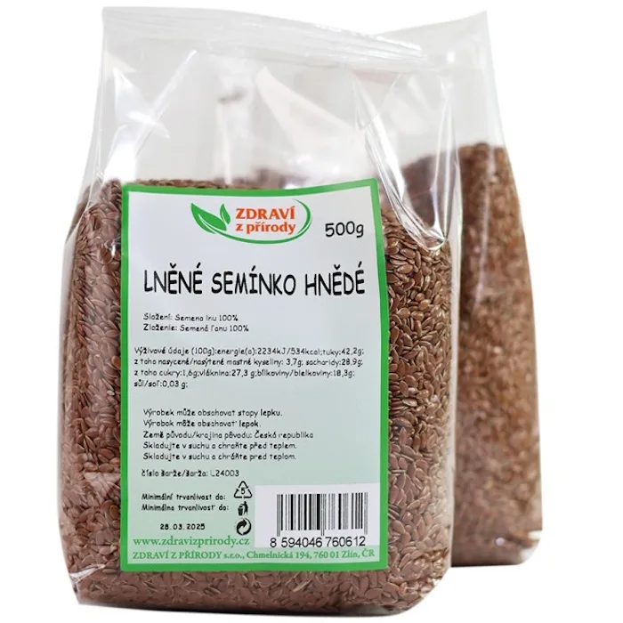 Lněné semínko hnědé 500g