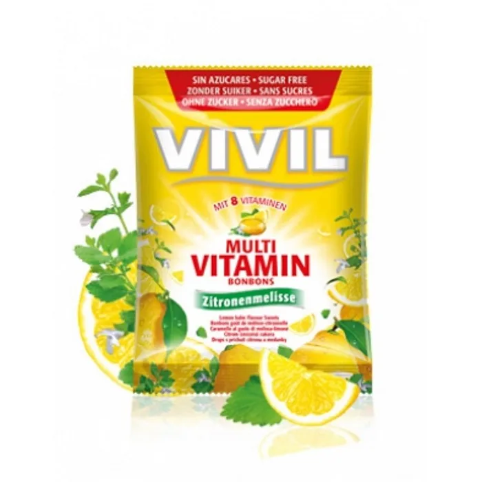 VIVIL Bonbony Multivitamin - citron a meduňka