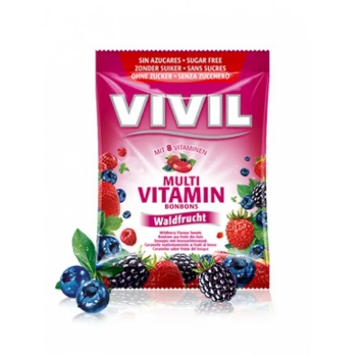 VIVIL Bonbony Multivitamin – lesní plody
