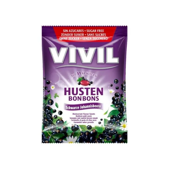 VIVIL Bonbony Multivitamin – černý rybíz