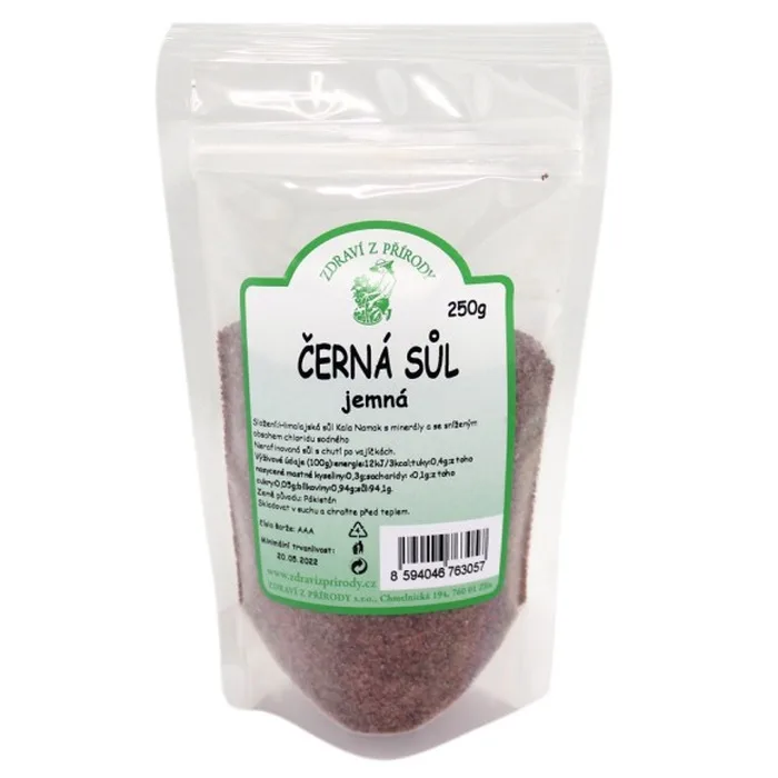 Fine black salt