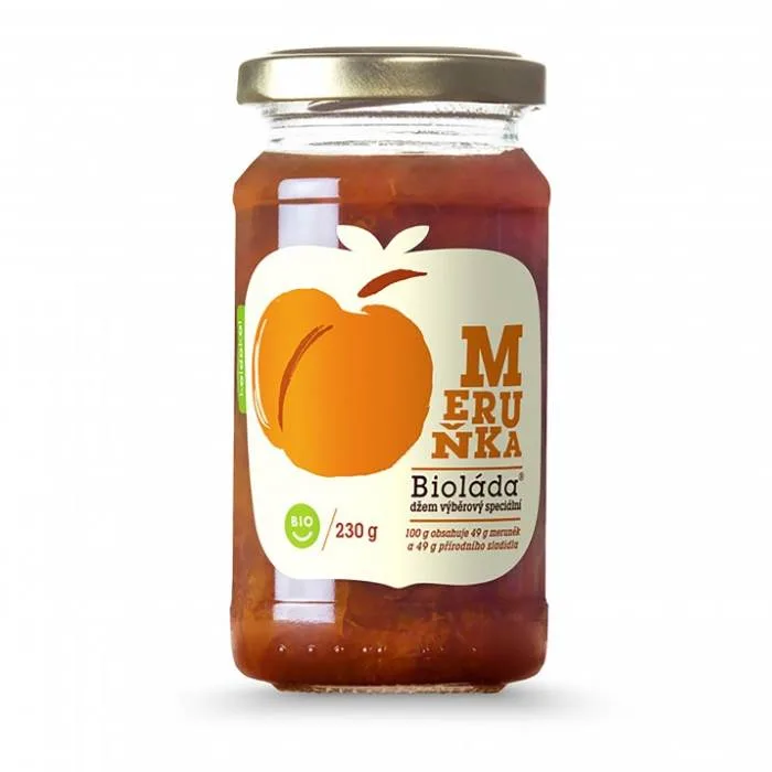 Bioláda APRICOT – premium jam with no added sugar