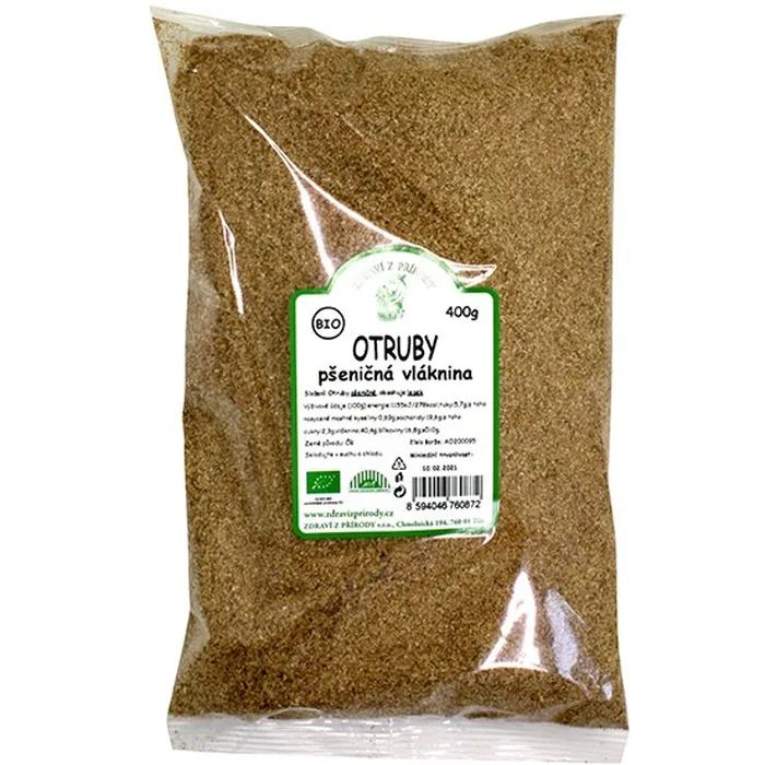 Organic wheat bran 400 g