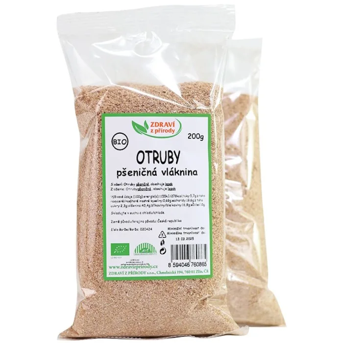 Organic wheat bran 200 g